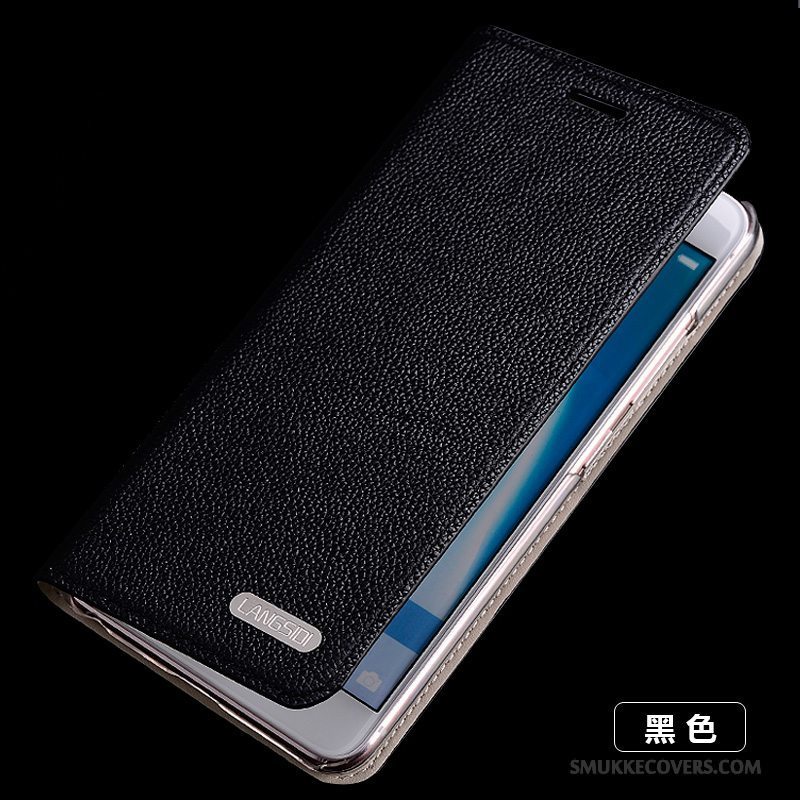 Etui Samsung Galaxy A8 Folio Anti-fald Brun, Cover Samsung Galaxy A8 Blød Telefon