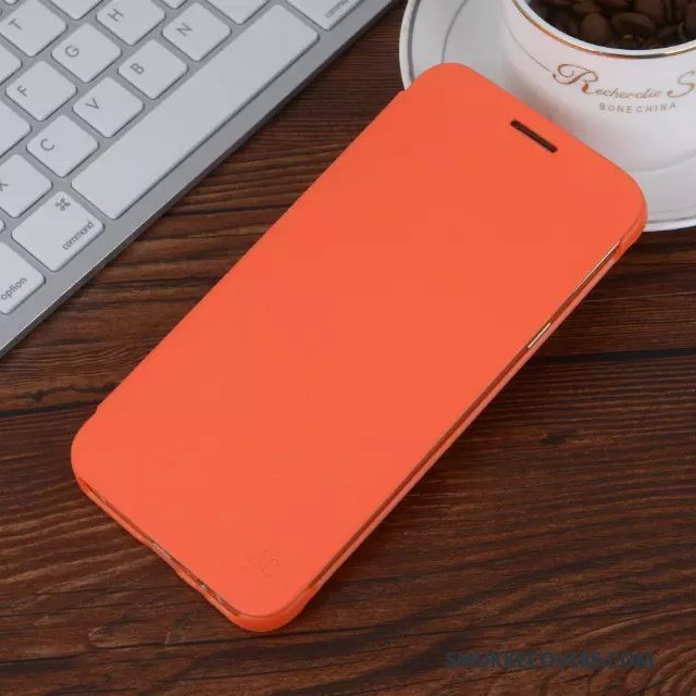 Etui Samsung Galaxy A8 Folio Telefonorange, Cover Samsung Galaxy A8 Læder