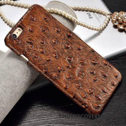 Etui Samsung Galaxy A8 Luksus Telefonhård, Cover Samsung Galaxy A8 Læder Rød Business