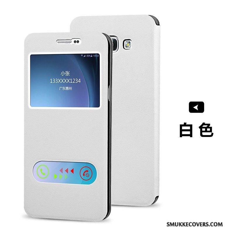 Etui Samsung Galaxy A8 Læder Trend Telefon, Cover Samsung Galaxy A8 Folio