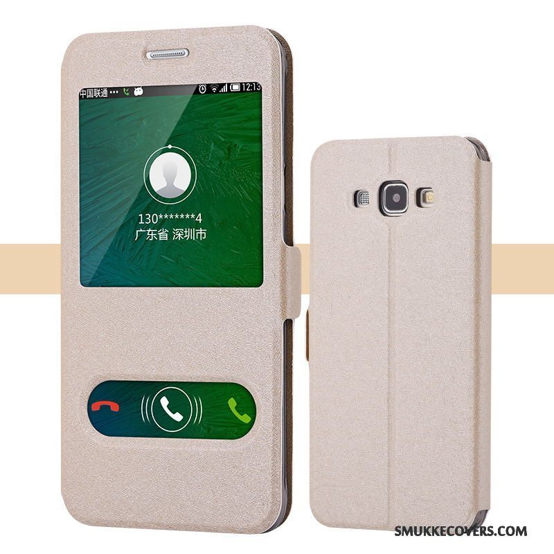 Etui Samsung Galaxy A8 Læder Trend Telefon, Cover Samsung Galaxy A8 Folio Hvid