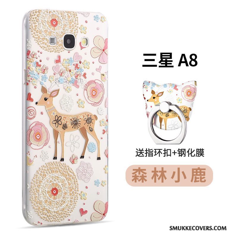 Etui Samsung Galaxy A8 Silikone Af Personlighed Telefon, Cover Samsung Galaxy A8 Kreativ Anti-fald Trend