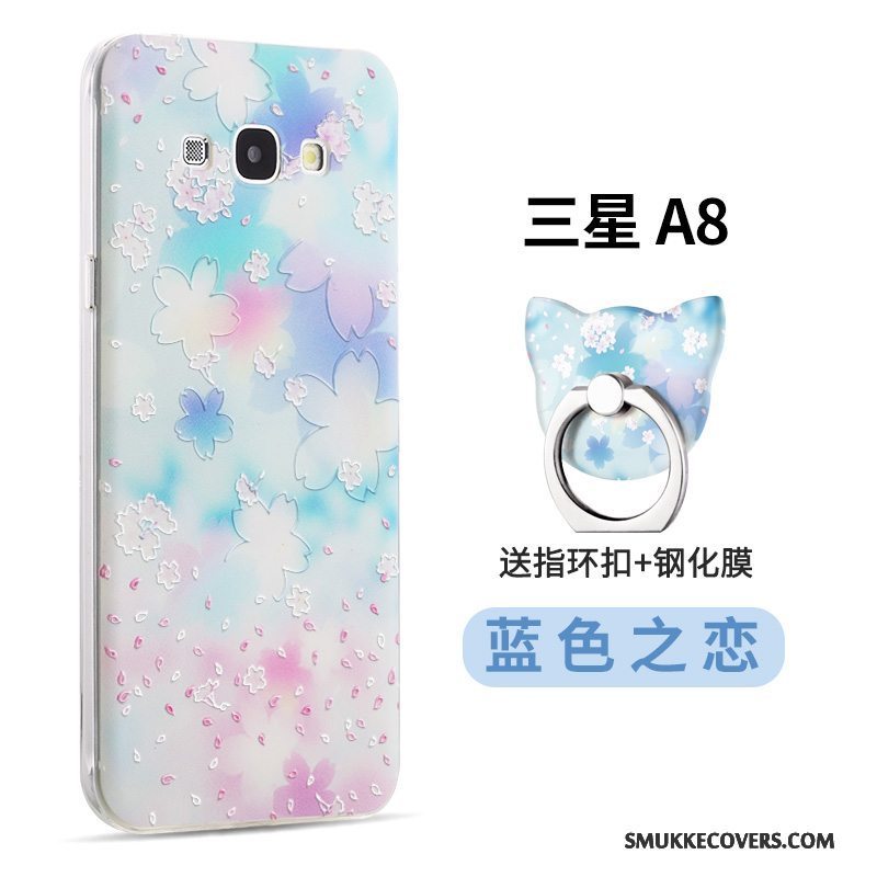 Etui Samsung Galaxy A8 Silikone Af Personlighed Telefon, Cover Samsung Galaxy A8 Kreativ Anti-fald Trend