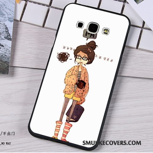 Etui Samsung Galaxy A8 Silikone Anti-fald Lyserød, Cover Samsung Galaxy A8 Blød Telefonlyse