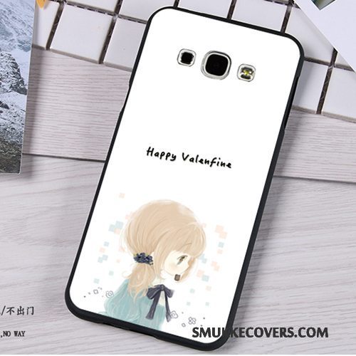 Etui Samsung Galaxy A8 Silikone Anti-fald Lyserød, Cover Samsung Galaxy A8 Blød Telefonlyse