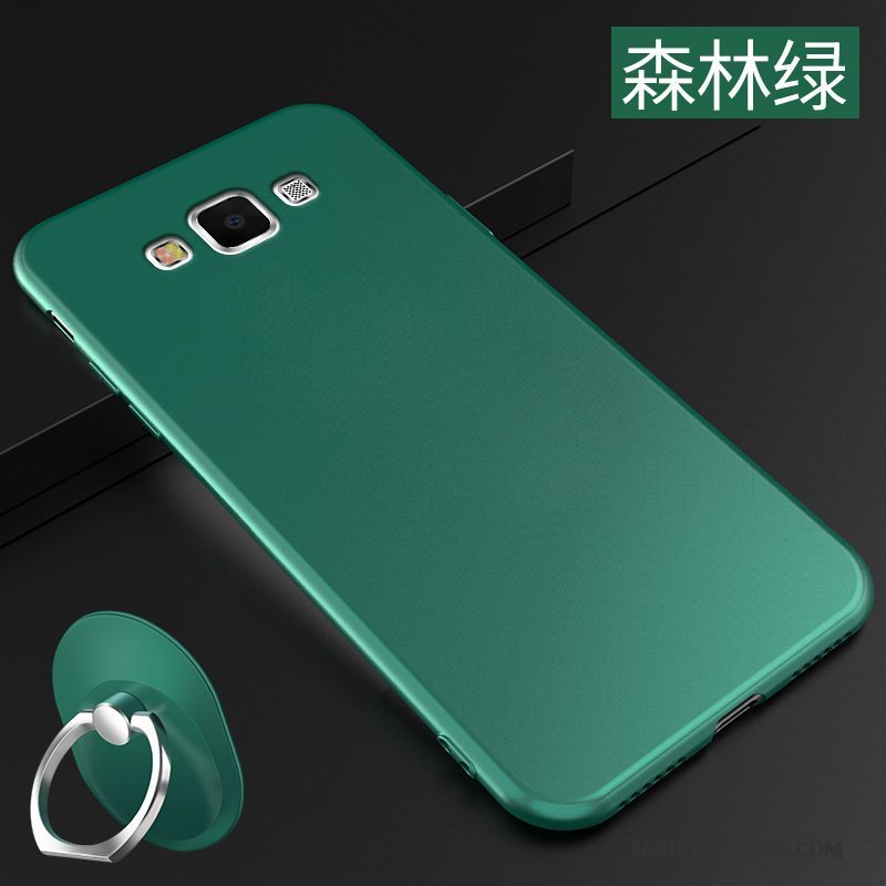 Etui Samsung Galaxy A8 Silikone Anti-fald Rød, Cover Samsung Galaxy A8 Tasker Simple Telefon