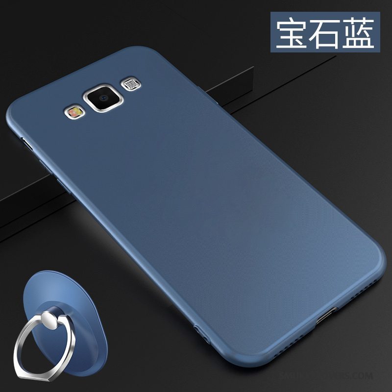 Etui Samsung Galaxy A8 Silikone Anti-fald Rød, Cover Samsung Galaxy A8 Tasker Simple Telefon
