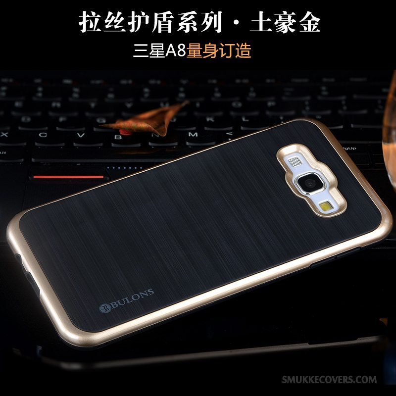 Etui Samsung Galaxy A8 Silikone Anti-fald Sort, Cover Samsung Galaxy A8 Kreativ Af Personlighed Telefon
