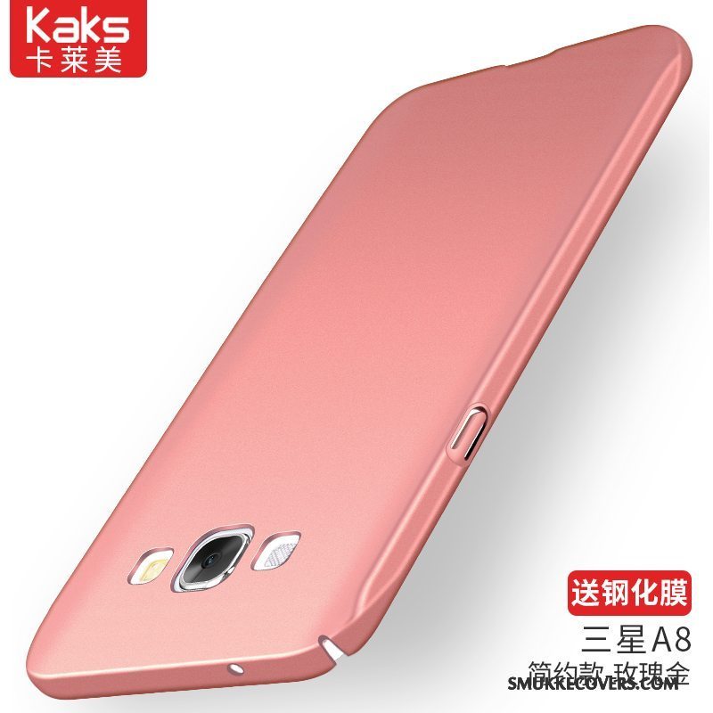 Etui Samsung Galaxy A8 Silikone Nubuck Hård, Cover Samsung Galaxy A8 Farve Telefontrend