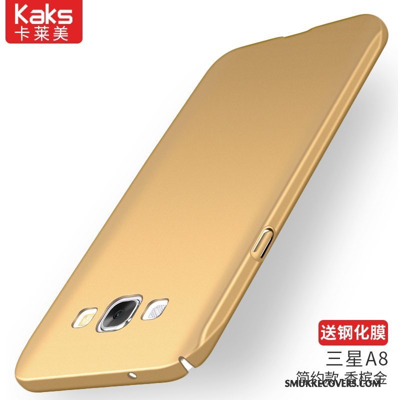 Etui Samsung Galaxy A8 Silikone Nubuck Hård, Cover Samsung Galaxy A8 Farve Telefontrend