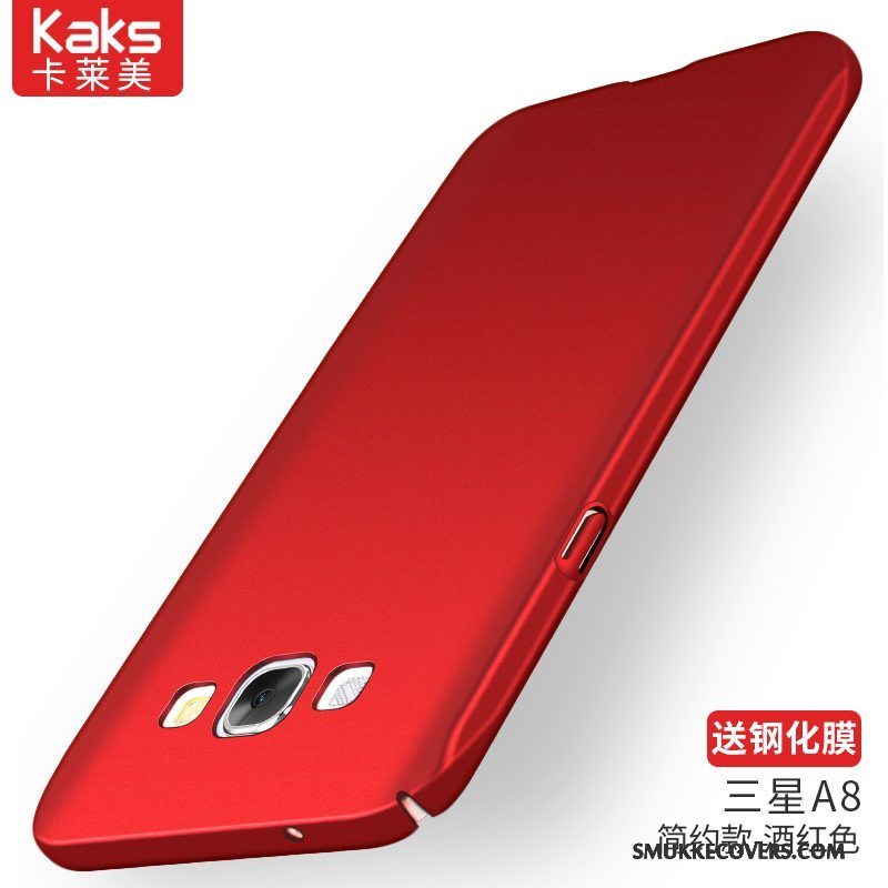 Etui Samsung Galaxy A8 Silikone Nubuck Hård, Cover Samsung Galaxy A8 Farve Telefontrend