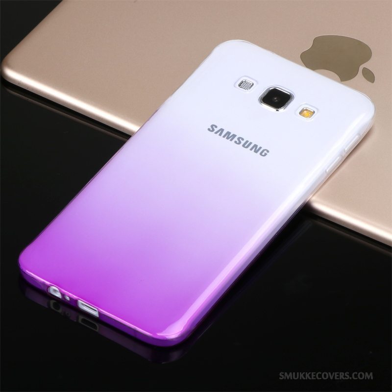 Etui Samsung Galaxy A8 Silikone Tynd Anti-fald, Cover Samsung Galaxy A8 Beskyttelse Gul Trend