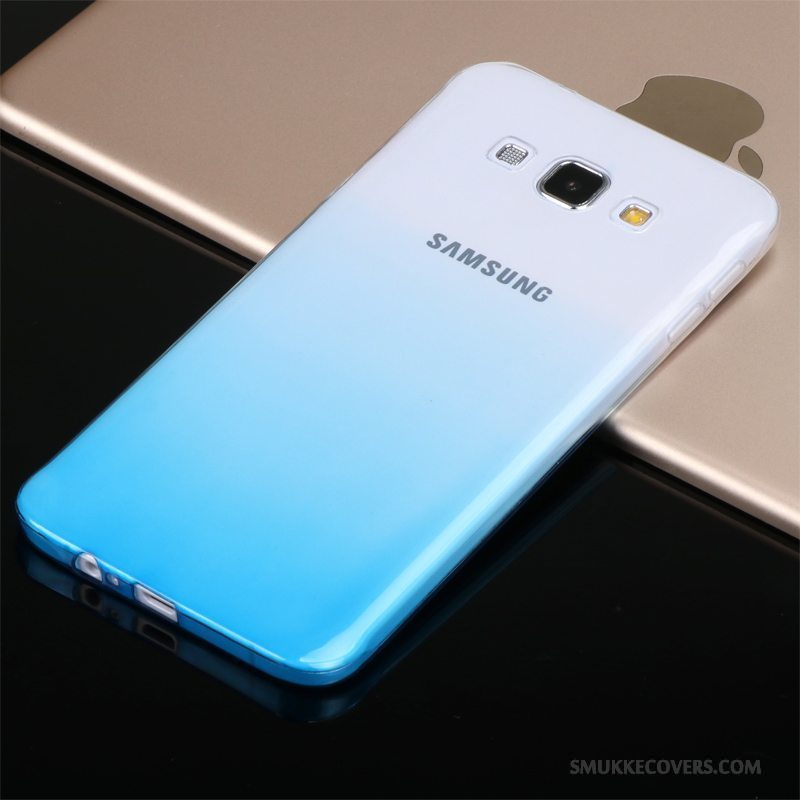 Etui Samsung Galaxy A8 Silikone Tynd Anti-fald, Cover Samsung Galaxy A8 Beskyttelse Gul Trend