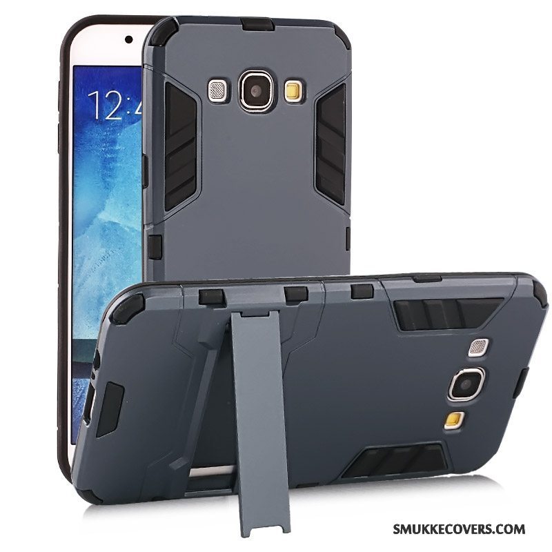 Etui Samsung Galaxy A8 Support Anti-fald Guld, Cover Samsung Galaxy A8 Beskyttelse Trend Telefon