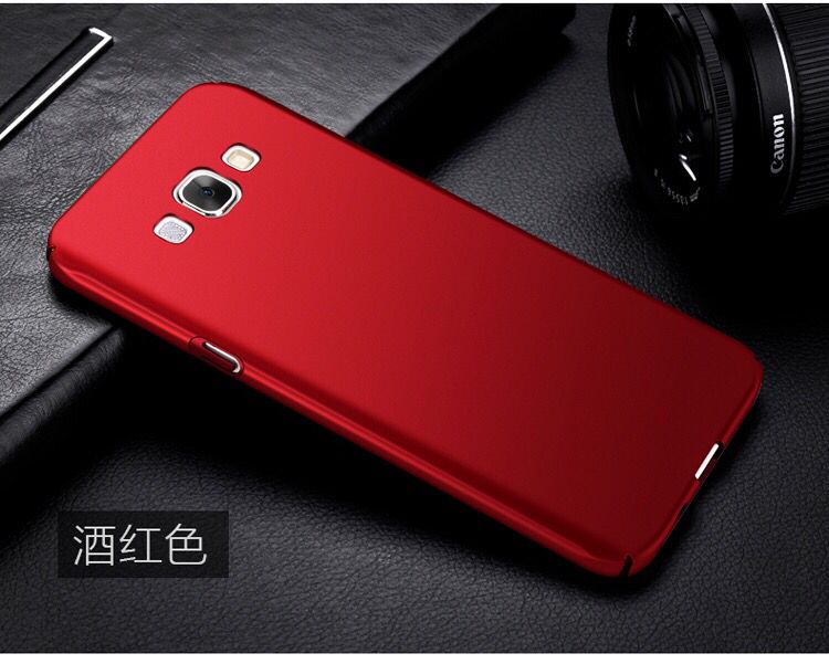 Etui Samsung Galaxy A8 Tasker Anti-fald Tynd, Cover Samsung Galaxy A8 Beskyttelse Hård Rød