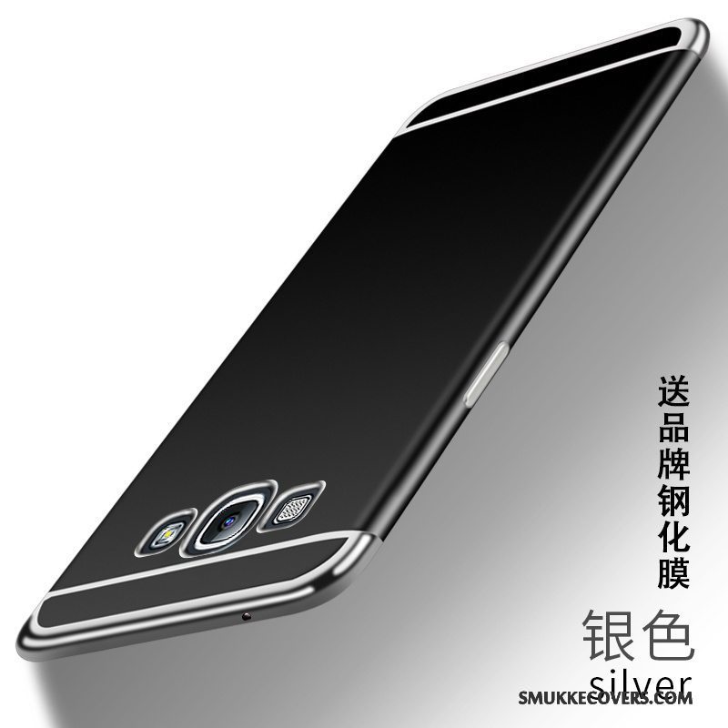 Etui Samsung Galaxy A8 Tasker Blå Telefon, Cover Samsung Galaxy A8 Beskyttelse Nubuck Anti-fald