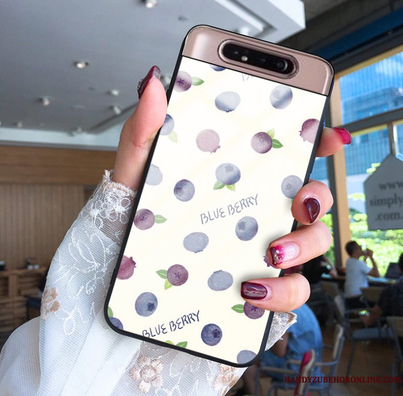 Etui Samsung Galaxy A80 Beskyttelse Anti-fald Trendy, Cover Samsung Galaxy A80 Tasker Net Red Simple