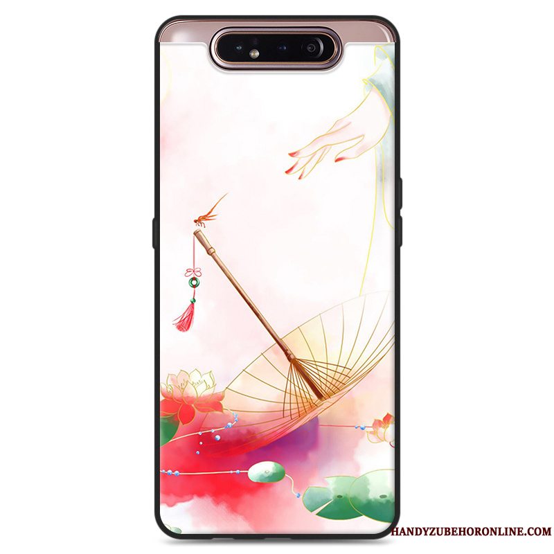 Etui Samsung Galaxy A80 Beskyttelse Kunst Vind, Cover Samsung Galaxy A80 Grøn Ny