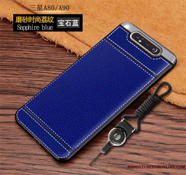 Etui Samsung Galaxy A80 Blød Simple Anti-fald, Cover Samsung Galaxy A80 Tasker Telefonnubuck