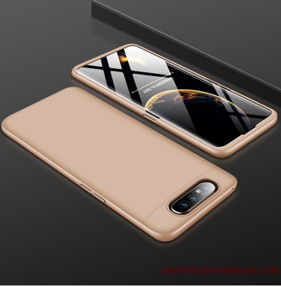 Etui Samsung Galaxy A80 Tasker Rosa Guld Tynd, Cover Samsung Galaxy A80 Beskyttelse Telefonnubuck