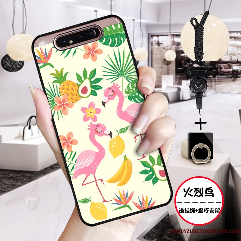 Etui Samsung Galaxy A80 Tasker Telefonhjerte, Cover Samsung Galaxy A80 Beskyttelse Stjerne Af Personlighed