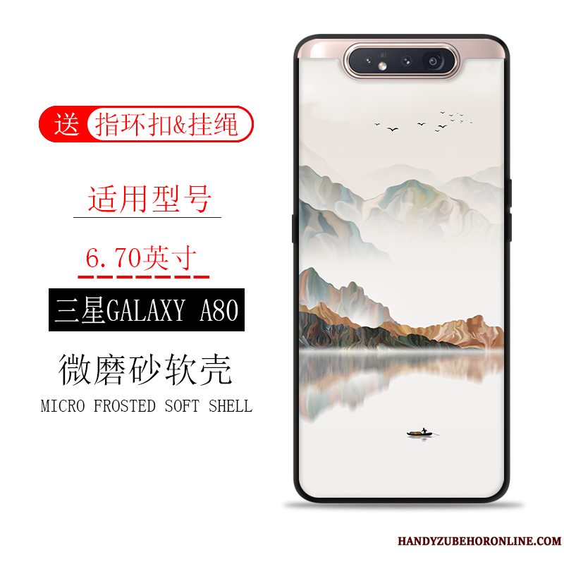 Etui Samsung Galaxy A80 Tasker Trend Scenery, Cover Samsung Galaxy A80 Blød Blæk Anti-fald