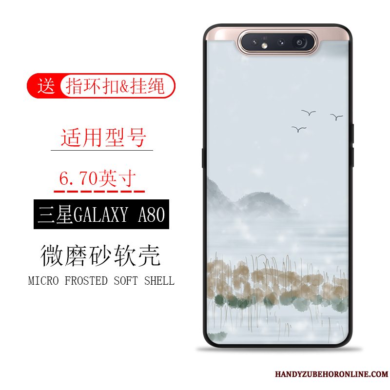 Etui Samsung Galaxy A80 Tasker Trend Scenery, Cover Samsung Galaxy A80 Blød Blæk Anti-fald