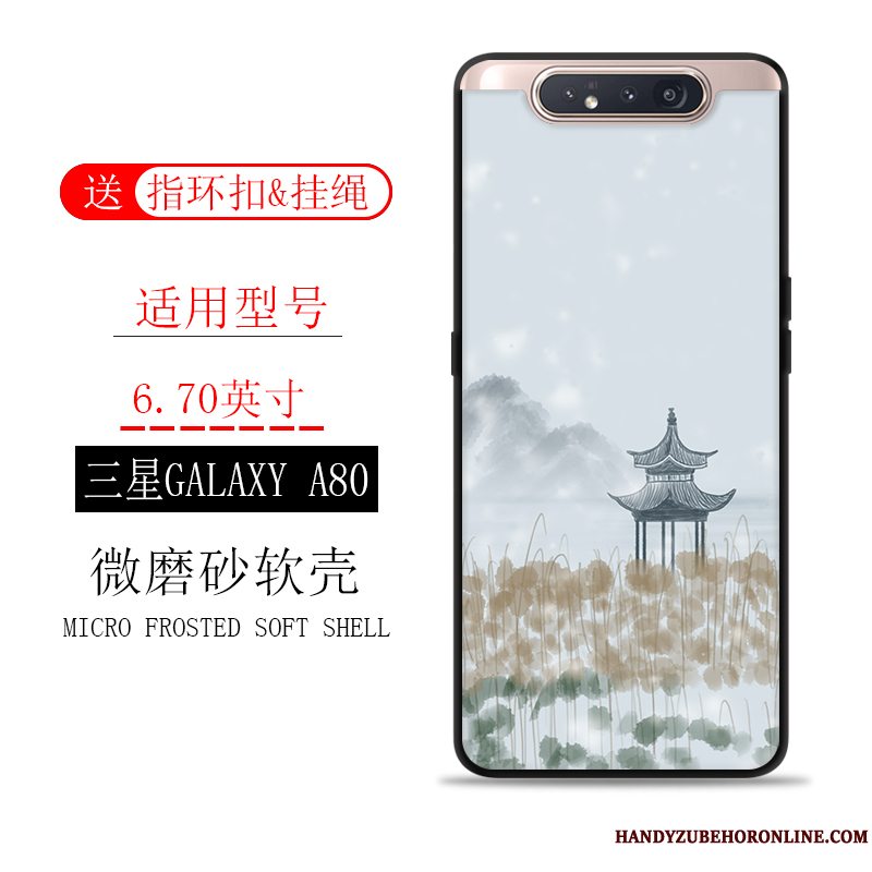 Etui Samsung Galaxy A80 Tasker Trend Scenery, Cover Samsung Galaxy A80 Blød Blæk Anti-fald