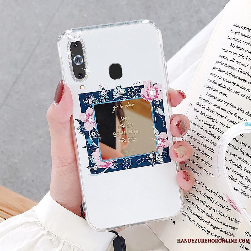 Etui Samsung Galaxy A8s Blød Lyserød Telefon, Cover Samsung Galaxy A8s Silikone