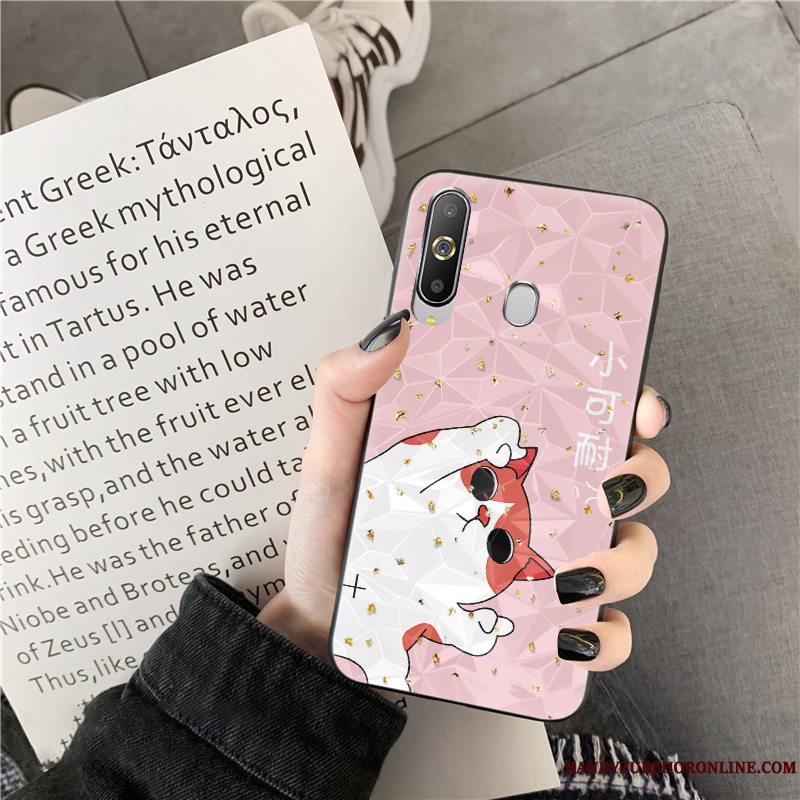 Etui Samsung Galaxy A8s Cartoon Sort Rombe, Cover Samsung Galaxy A8s Silikone Trend Telefon