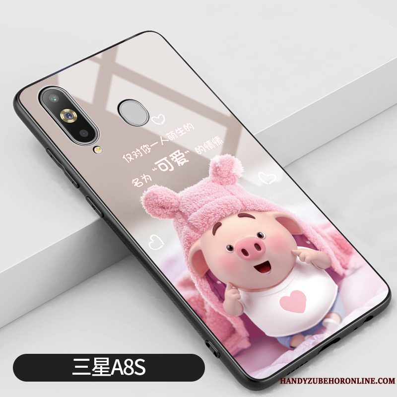 Etui Samsung Galaxy A8s Cartoon Trendy Grå, Cover Samsung Galaxy A8s Beskyttelse Telefonaf Personlighed