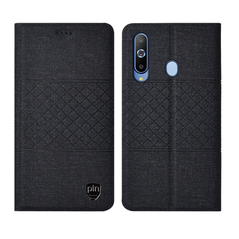 Etui Samsung Galaxy A8s Læder Blå Telefon, Cover Samsung Galaxy A8s Tasker Mesh Anti-fald