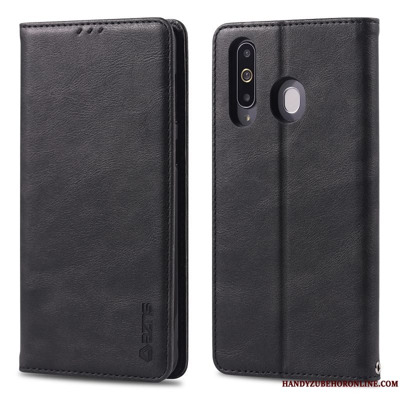 Etui Samsung Galaxy A8s Læder Skærmbeskyttelse Hængende Ornamenter, Cover Samsung Galaxy A8s Folio Telefonelegante