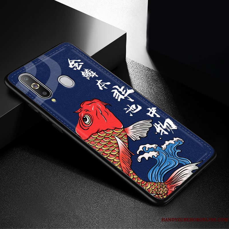 Etui Samsung Galaxy A8s Mode Kinesisk Stil Ny, Cover Samsung Galaxy A8s Læder Trend Anti-fald