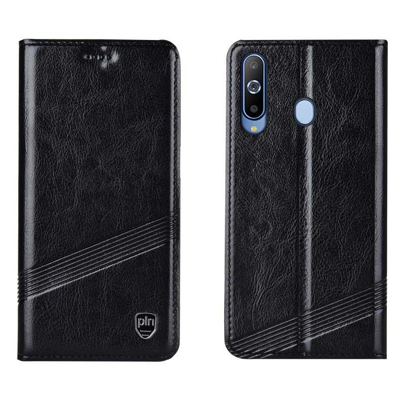 Etui Samsung Galaxy A8s Tasker Anti-fald Rød, Cover Samsung Galaxy A8s Læder Telefon