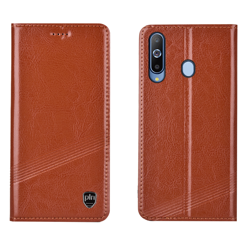 Etui Samsung Galaxy A8s Tasker Anti-fald Rød, Cover Samsung Galaxy A8s Læder Telefon