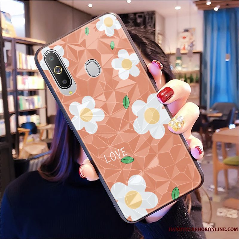 Etui Samsung Galaxy A8s Tasker Frisk Blomster, Cover Samsung Galaxy A8s Beskyttelse Mønster Lille Sektion