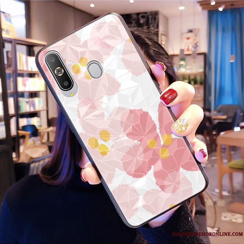 Etui Samsung Galaxy A8s Tasker Frisk Blomster, Cover Samsung Galaxy A8s Beskyttelse Mønster Lille Sektion