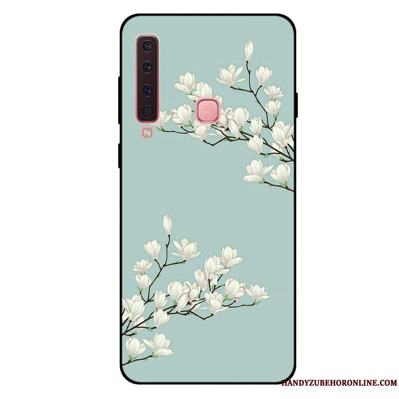 Etui Samsung Galaxy A9 2018 Beskyttelse Lille Sektion Lilla, Cover Samsung Galaxy A9 2018 Tasker Frisk Anti-fald