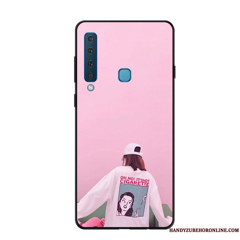 Etui Samsung Galaxy A9 2018 Cartoon Anti-fald Nubuck, Cover Samsung Galaxy A9 2018 Beskyttelse Trendy Telefon