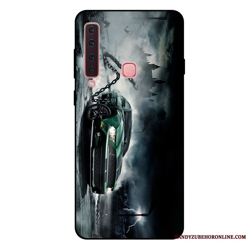 Etui Samsung Galaxy A9 2018 Cartoon Telefonanti-fald, Cover Samsung Galaxy A9 2018 Blød Rød