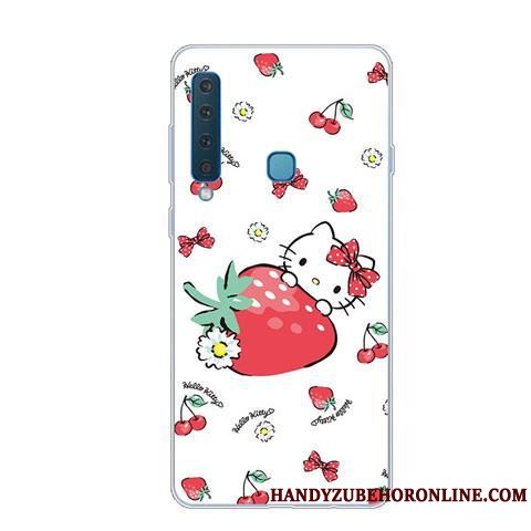 Etui Samsung Galaxy A9 2018 Kreativ Smuk Lyserød, Cover Samsung Galaxy A9 2018 Blød Telefonanti-fald