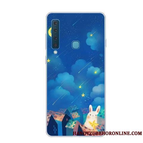 Etui Samsung Galaxy A9 2018 Kreativ Smuk Lyserød, Cover Samsung Galaxy A9 2018 Blød Telefonanti-fald