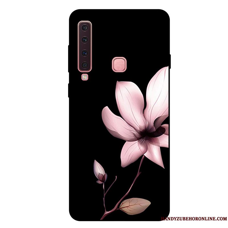 Etui Samsung Galaxy A9 2018 Tasker Lyserød Frisk, Cover Samsung Galaxy A9 2018 Blød Anti-fald Telefon