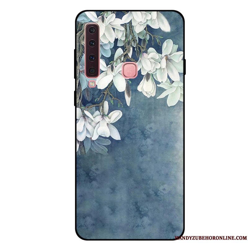 Etui Samsung Galaxy A9 2018 Tasker Lyserød Frisk, Cover Samsung Galaxy A9 2018 Blød Anti-fald Telefon