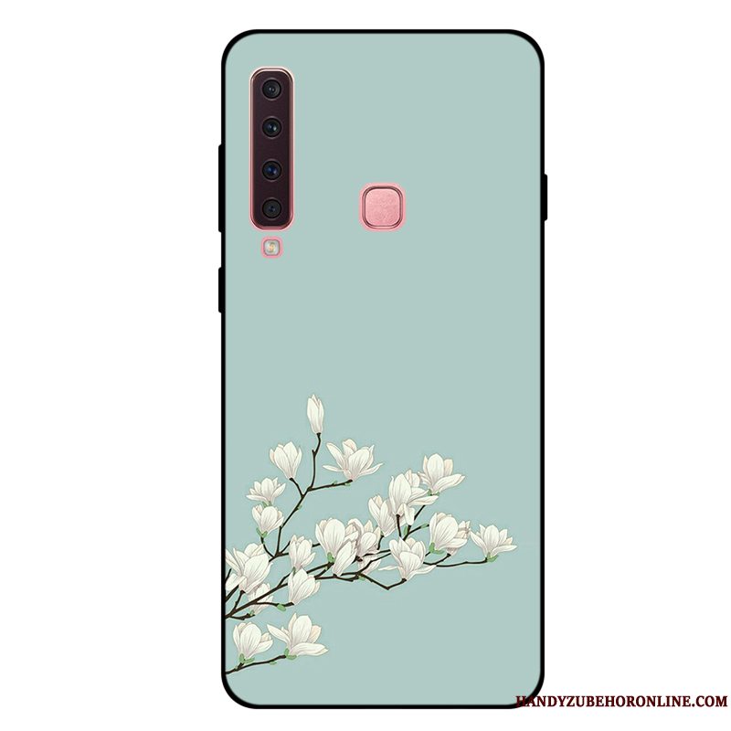 Etui Samsung Galaxy A9 2018 Tasker Lyserød Frisk, Cover Samsung Galaxy A9 2018 Blød Anti-fald Telefon