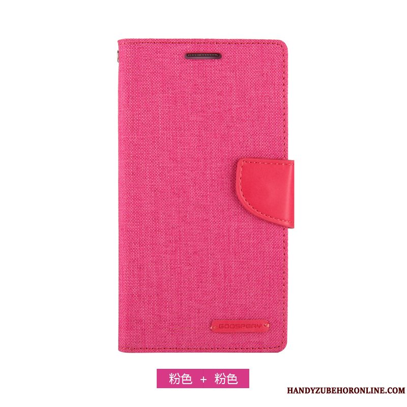 Etui Samsung Galaxy A9 2018 Tegnebog Lærred Blå, Cover Samsung Galaxy A9 2018 Beskyttelse