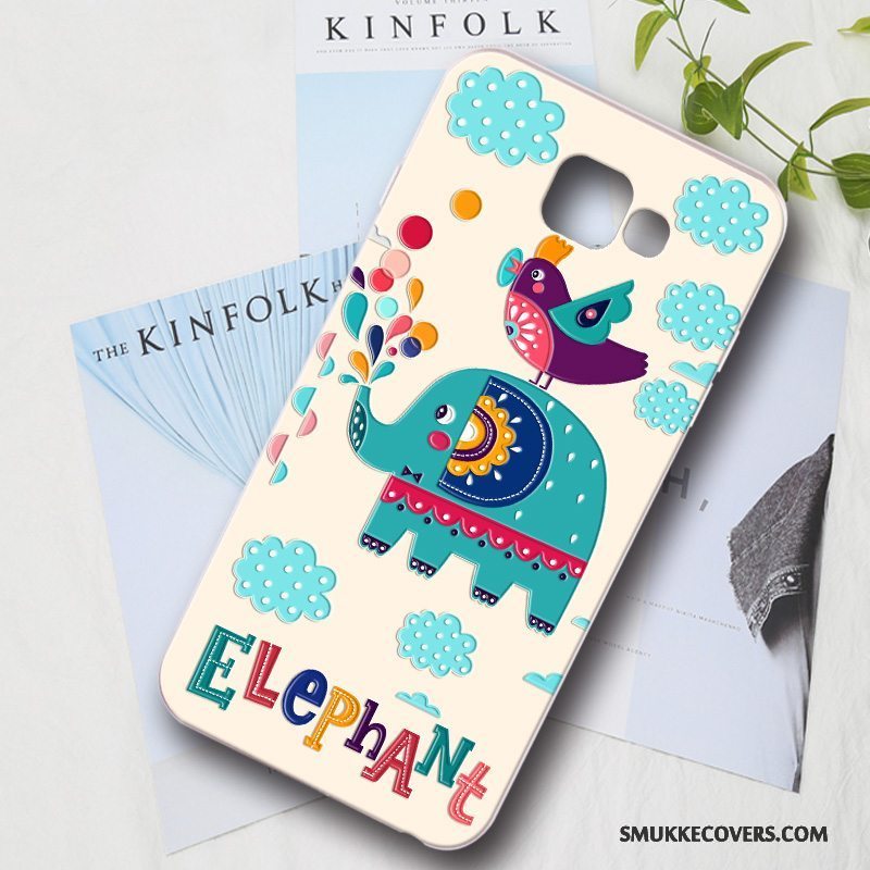 Etui Samsung Galaxy A9 Beskyttelse Anti-fald Lyserød, Cover Samsung Galaxy A9 Cartoon Hård Ny