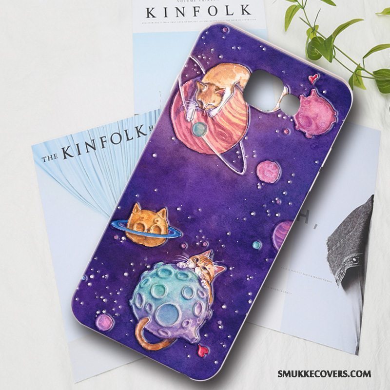 Etui Samsung Galaxy A9 Beskyttelse Anti-fald Lyserød, Cover Samsung Galaxy A9 Cartoon Hård Ny