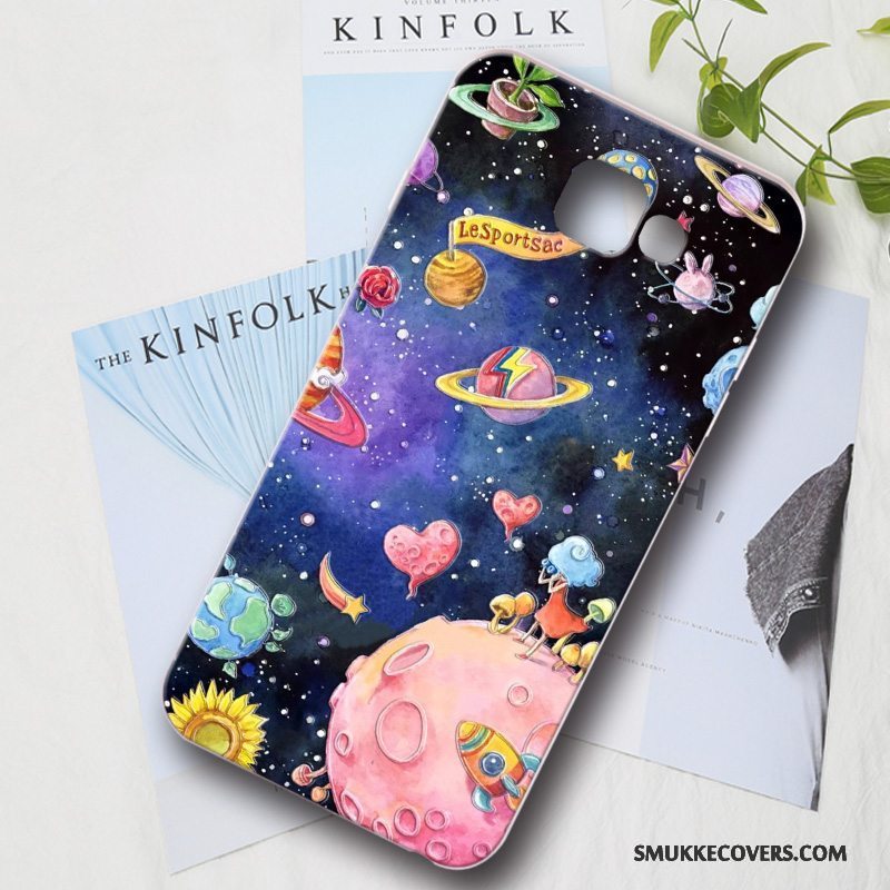 Etui Samsung Galaxy A9 Beskyttelse Anti-fald Lyserød, Cover Samsung Galaxy A9 Cartoon Hård Ny